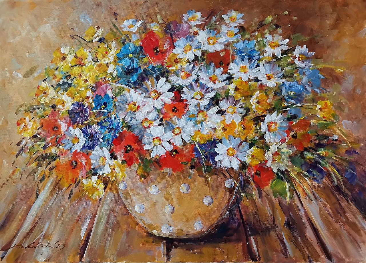 Veľká pestrá kytica