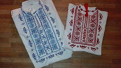 Pánske oblečenie - Pánska košeľa Izidor (Modrá) - 15363473_