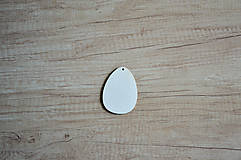 Polotovary - drevený výrez vajíčko malé - 15366928_