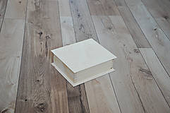 Polotovary - drevená krabička - kniha - 15366949_
