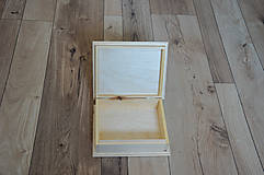 Polotovary - drevená krabička - kniha - 15366951_