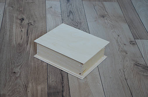 drevená krabička - kniha