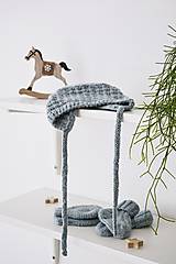 Detské čiapky - Čiapočka pre bábätko - kolekcia LÍSTKY - 15365670_