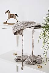 Detské čiapky - Čiapočka pre bábätko - kolekcia LÍSTKY - 15365680_