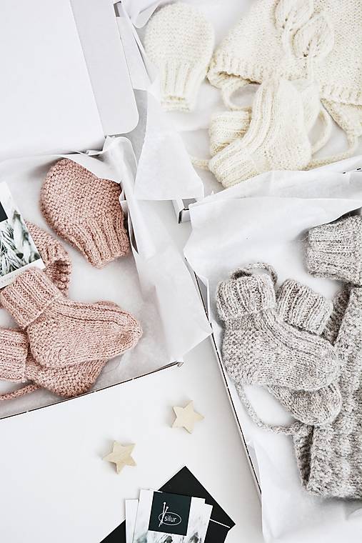 Detské súpravy - Darčeková súprava pre bábätko - kolekcia LÍSTKY - 15365522_