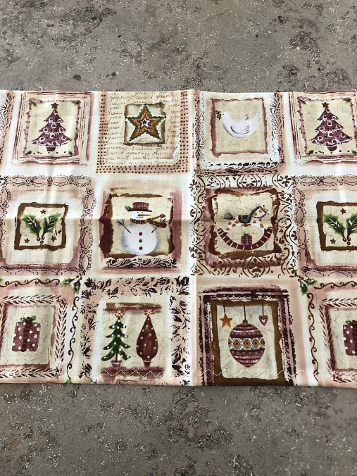 Úžitkový textil - Vianočný patchwork - 15368030_