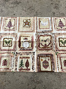 Úžitkový textil - Vianočný patchwork - 15368030_