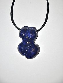 Náhrdelníky - keramický prívesok "Venuša" modrá - 15368449_