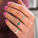 Prstene - Zásnubný prsteň s Morganitom a diamantmi - 15368752_