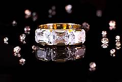Prstene - Zlatý 14k prsteň lesk - 15367585_
