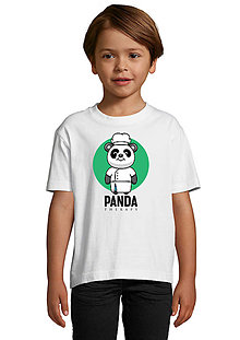 Topy, tričká, tielka - Chutná Panda „Vajíčko namäkko“ - 15367735_