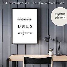 Dekorácie - PDF plagát A4 DNES na stiahnutie - 15367577_