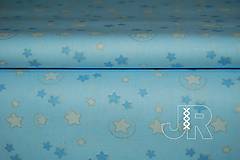 Textil - metráž modrá - 15369453_