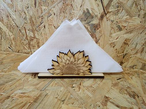 Úložné priestory & Organizácia - Stojan na servítky  ´´Slnečnica´´ - 15372040_