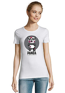 Topy, tričká, tielka - Panda v napätí „Chodec“ - 15370987_