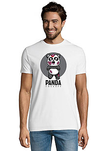 Topy, tričká, tielka - Panda v napätí „Chodec“ - 15371117_