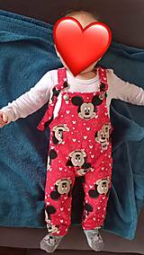 Detské oblečenie - Tepláky s laclem a kapsou - 15371348_