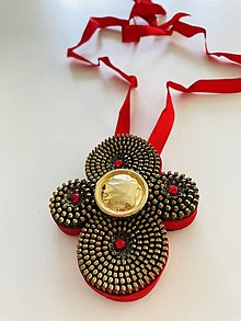Náhrdelníky - Zipsovo-gombíkový náhrdelník - 15375310_