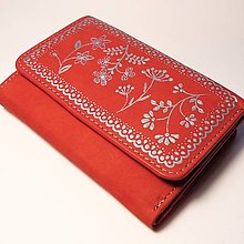 Peňaženky - Maľovaná peňaženka - strieborný motív - 15377041_