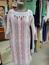 Šaty - Háčkované dámske šaty - 15378211_