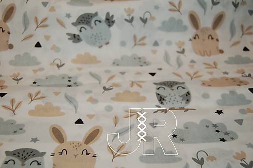 Textil - metráž sovičky - 15379153_