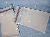 Úžitkový textil - SADA 5ks vrecko Folk s madeirou - 15381336_
