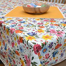 Úžitkový textil - FLORIAN 2- kvetinový obrus na celý stôl - 15380690_