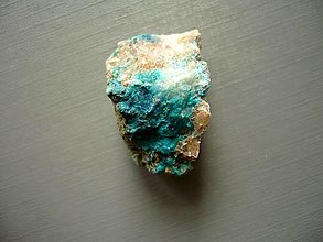 Minerály - Surový - chrysokol s malachitem 33 mm, č.10f - 15381715_