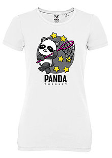 Topy, tričká, tielka - Pozitívna Panda „Hore ku hviezdam“ - 15382024_