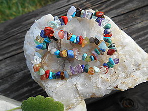 Náramky - colors-stones-náramky-prírodné kamienky - 15384664_