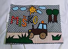 Detský textil - Vankúšik pre malého gazdu Miška - 15384697_