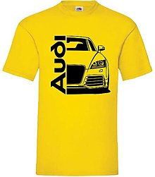 Pánske oblečenie - Audi silueta pánske (L - Žltá) - 15383882_