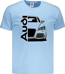 Pánske oblečenie - Audi silueta pánske (S - Modrá) - 15383917_