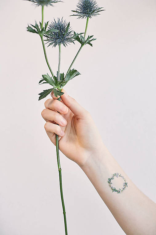 Dočasné tetovačky - Kvetinové