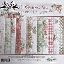 Papier - Sada scrapbook papierov (20,3x20,3cm) Alchemy of Art - The Christmas Time - 15385167_