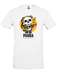 Topy, tričká, tielka - Talentovaná Panda „Na balkóne“ - 15383045_