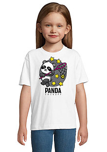 Topy, tričká, tielka - Pozitívna Panda „Hore ku hviezdam“ - 15385458_