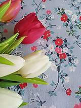 Úžitkový textil - Obrus Kvitnúca záhrada - 15386481_
