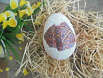 Dekorácie - Veľkonočné vajíčka  v štýle folk - 15386335_