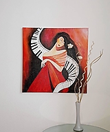 Obraz Žena 2,  akryl 50 x 50 cm
