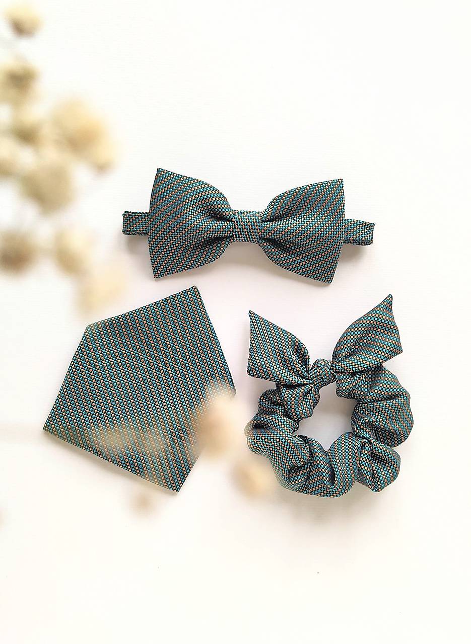 Tyrkysovo-zlatý set