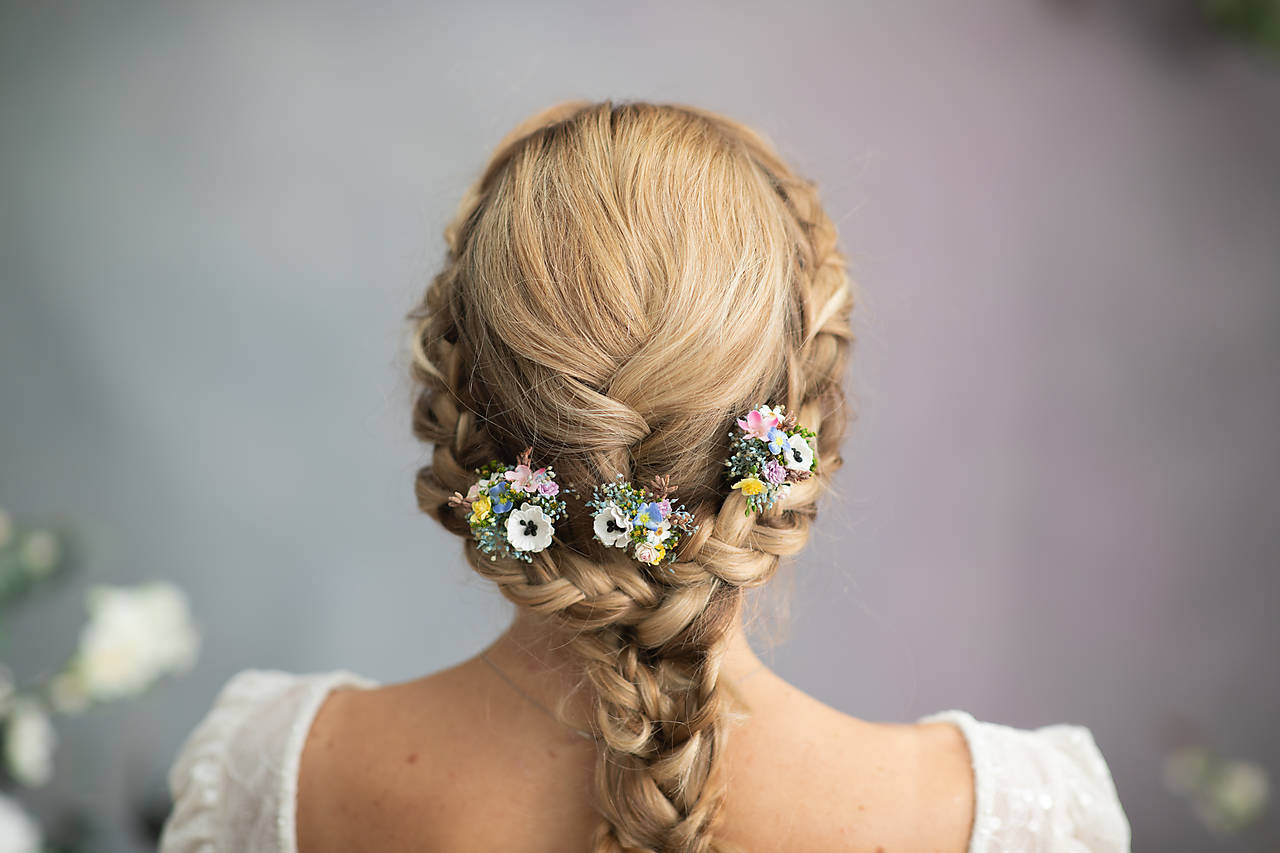 Kvetinové sponky "bosé tajomstvá" 