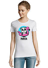 Topy, tričká, tielka - Letná Panda „Šťastie“ - 15389854_