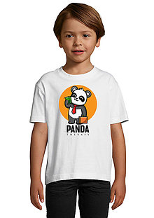 Topy, tričká, tielka - Veľkorysá Panda „Financmajster“ - 15389491_