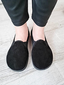 Ponožky, pančuchy, obuv - Barefoot obuv čierna - 15392479_