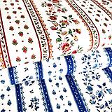 Textil - krojové kvietky, 100 % bavlna EÚ, šírka 140 cm (Červená) - 15392966_