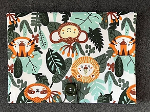 Papiernictvo - Obal na knihu - Zvieratká v džungli - 15394470_