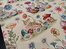 Úžitkový textil - Veľkonočný obrus so zajačikmi - 15393812_