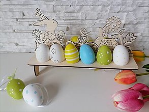 Dekorácie - Veľkonočný stojan na vajíčka - 15393050_