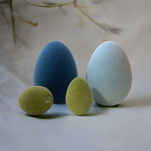 Veľkonočné vajíčka - Semišové - Modré (Electric Blue Lemonade) 2023